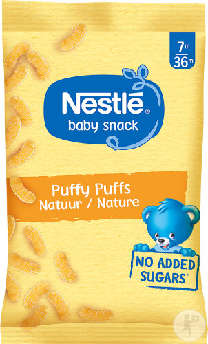 Nestlé Baby Snack Puffy Puffs Nature Bébés 7-36 Mois Sachet 28g