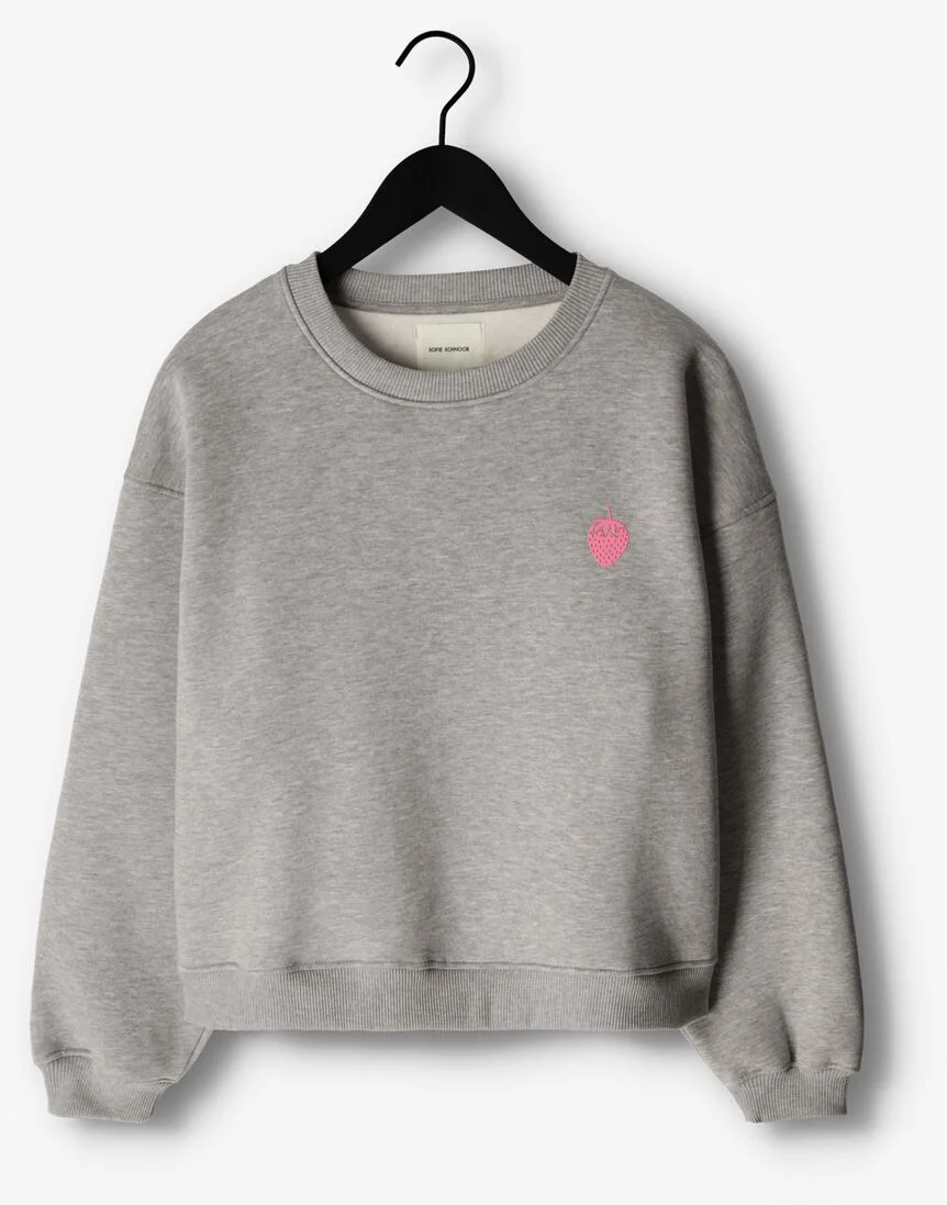 SOFIE SCHNOOR lichtgrijze sofie schnoor sweater s231249