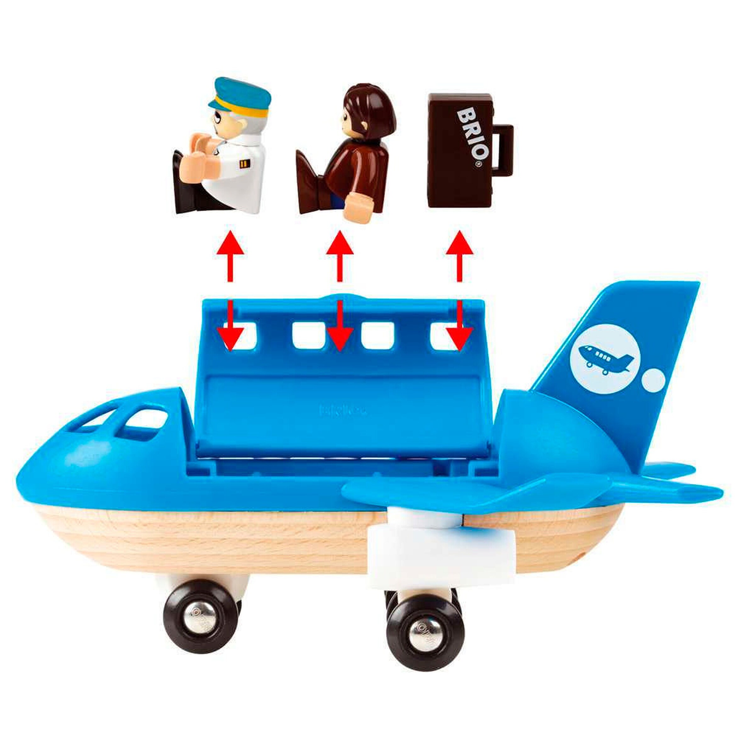 BRIO Blaues Flugzeug