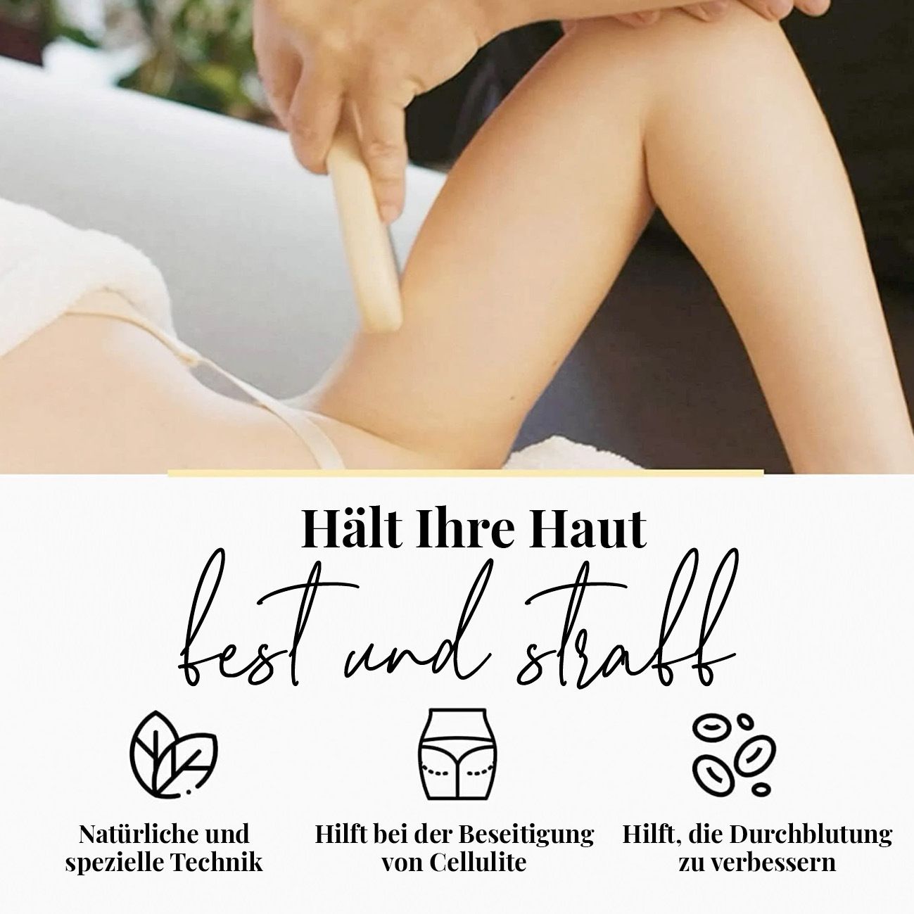 tuuli Anti Cellulite Massagegerät Maderotherapie aus Holz