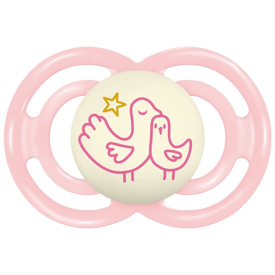 Lot de 2 Sucettes Perfect Nuit 18M+   Animaux Aléatoire        de               Mam