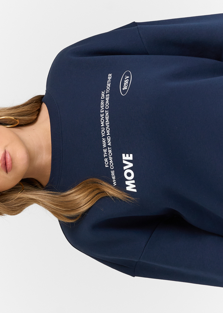 Move sweater donkerblauw