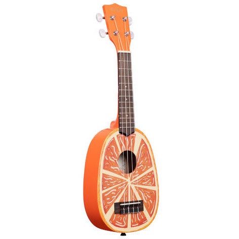 Kala KA-NV-ORNG Novelty Series sopraan ukelele orange met gigbag