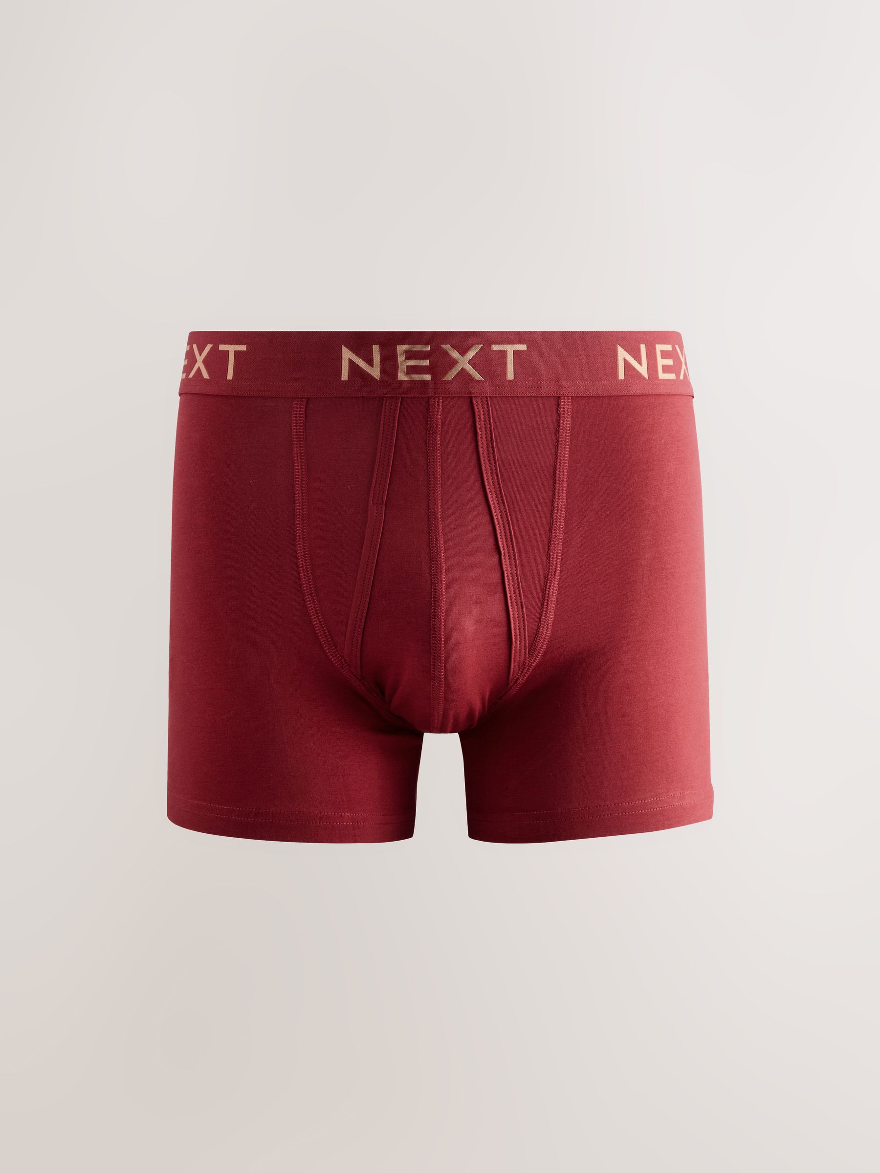 Rood - Verpakking van 10 - Boxershorts met A-voorkant