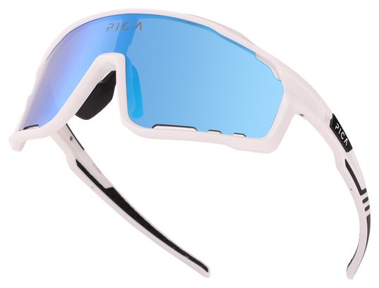 Lunettes PICA STRIX Blanches avec 3 Paires de Verres