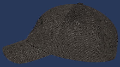 Stripe Cap Baumwolle, Blackarmy/Black