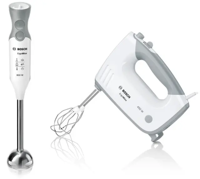 Handmixer ErgoMixx 450 W Wit, Grijs MFQ36470