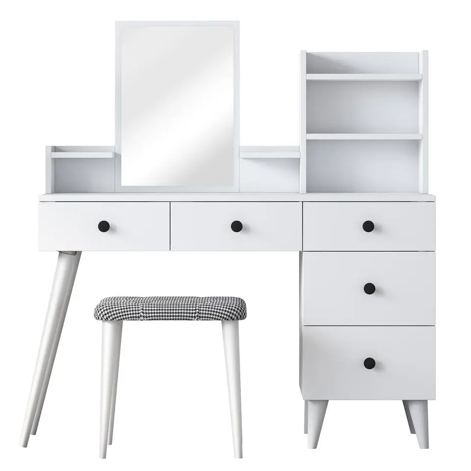 Make-up Tafel - 112cm - Incl. Kruk - Bulon