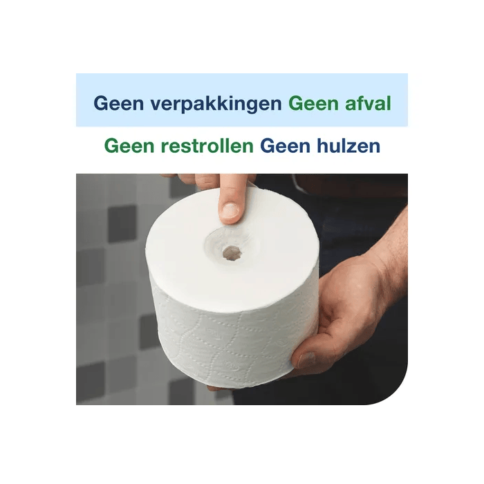 Tork OptiServe 472650 extra zacht Hulsloos toiletpapier 3-Laags 18 Rol