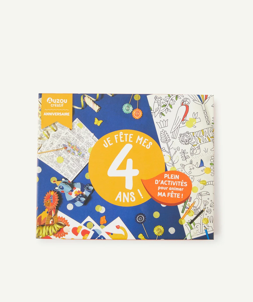 AUZOUMON COFFRET D'ANNIVERSAIRE - JE FÊTE MES 4 ANS !