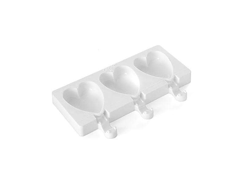 Silikomart Glaceform Mini Herz Weiss Eisform