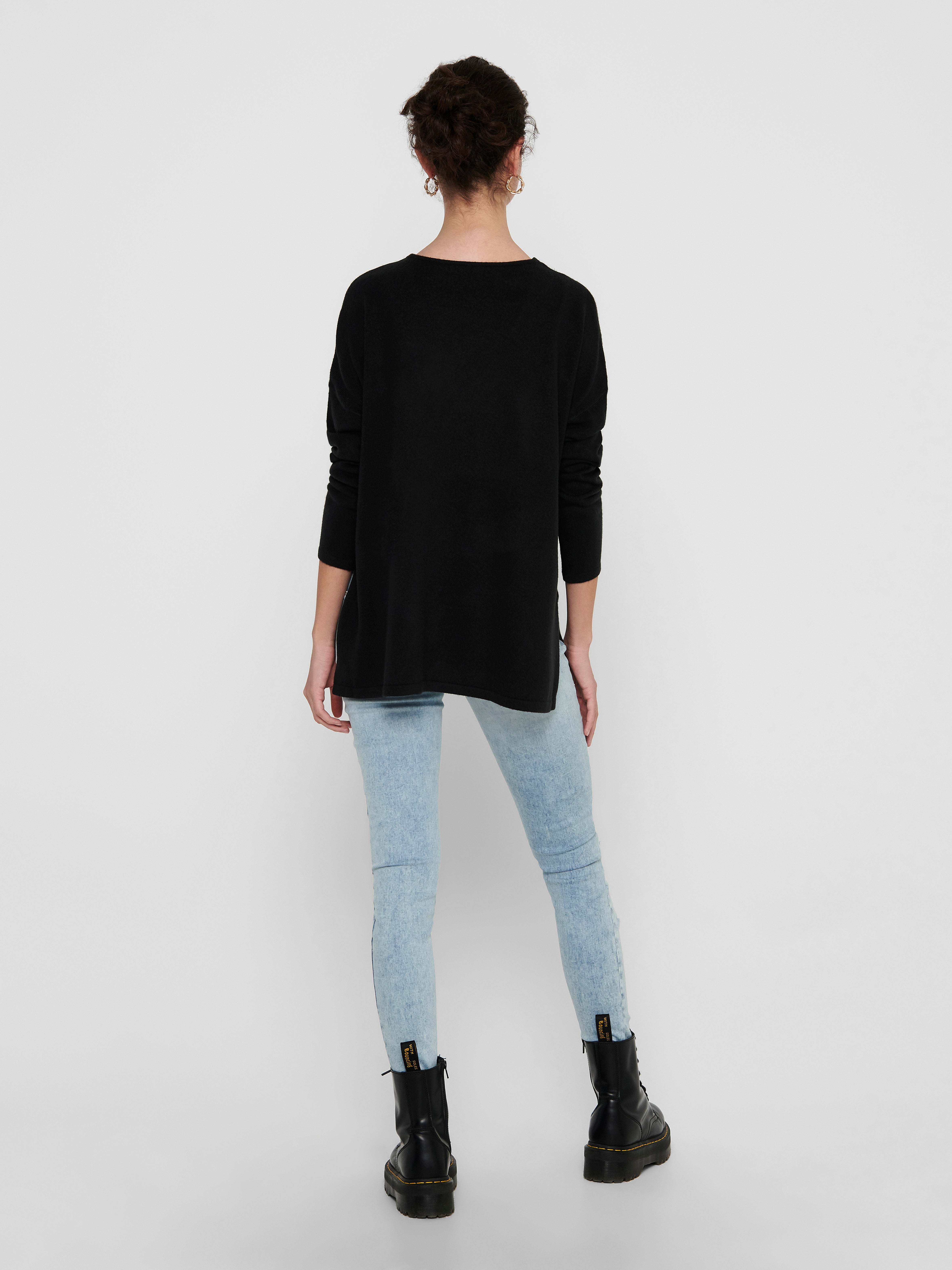 ONLAMALIA Strickpullover Black