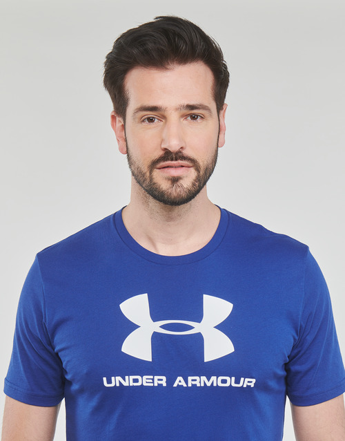 Under Armour - SPORTSTYLE LOGO SS - Bleu / Blanc / Blanc