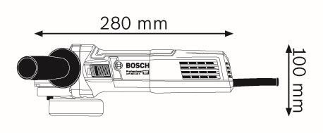 Bosch GWS 9-125 S Haakse slijpmachine - 0601396104/102
