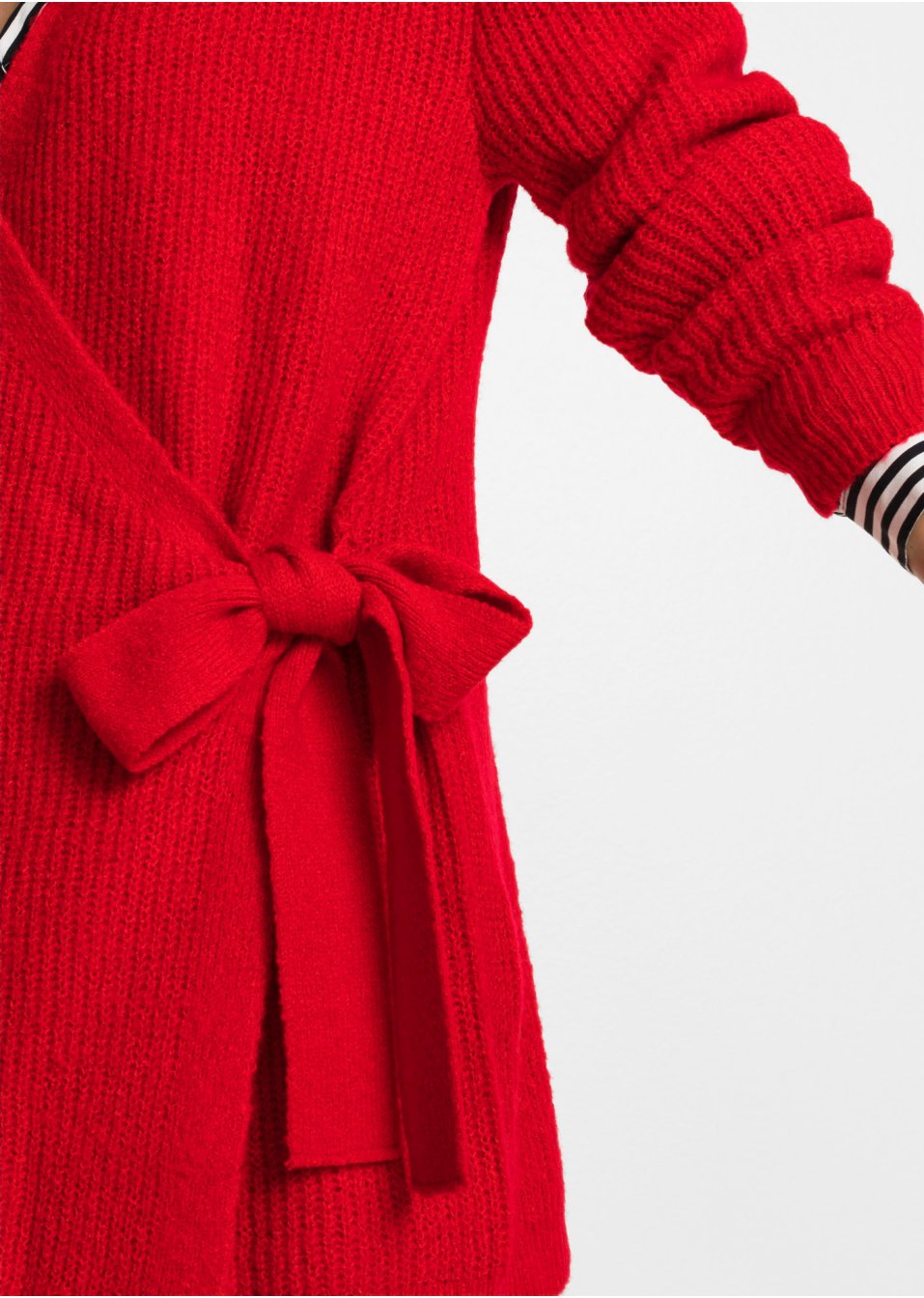 Gilet en maille portefeuille
