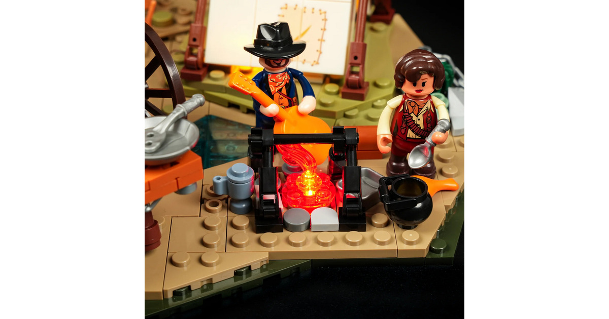 LumibricksThe Old West - Cowboy Camp Constructiespeelgoed  (F9076)