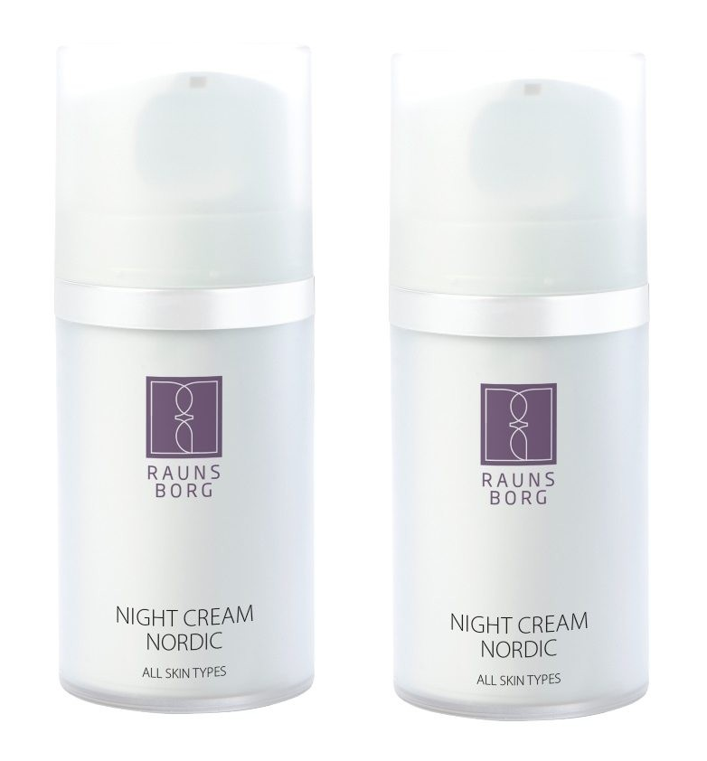 Raunsborg - 2 x Night Cream For All Skin Types 50 ml - Natcreme