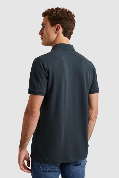 Cast Iron blauwe heren polo