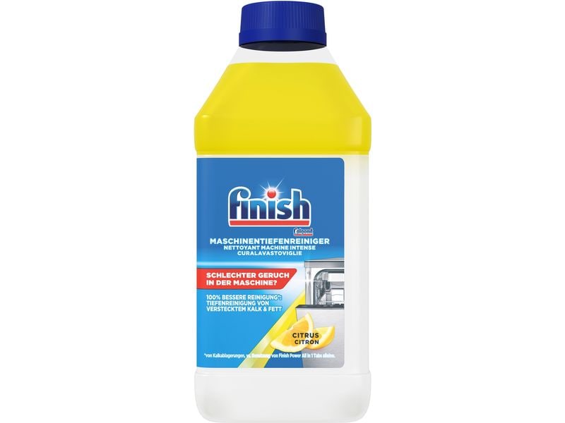 Finish Spülmaschinenpflege Maschinentiefenreiniger Citrus 2 Spülmaschinenreiniger gegen Kalk & Fett-Ablagerungen