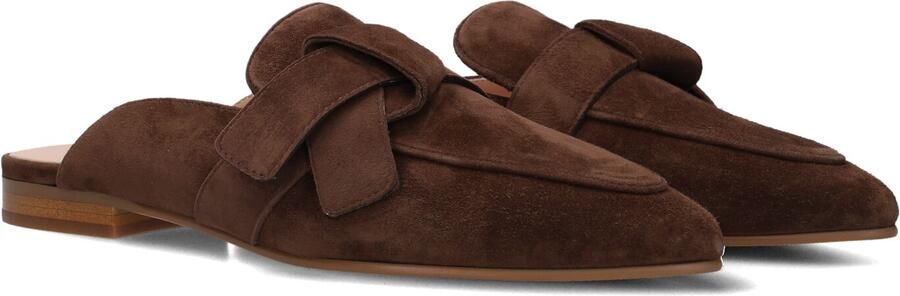 STEFANO LAURAN Instappers Dames E2573f Maat: 43 Materiaal: Suède Kleur: Bruin
