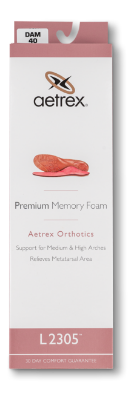 aetrex Premium P Sål L2305W | Skoringen