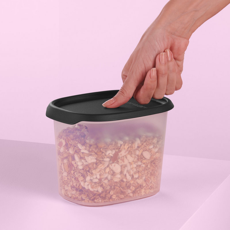 One Touch Fresh® 1,1 l Stapelbarer Vorratsbehälter für Zucker, Gries, Kakao und vieles mehr