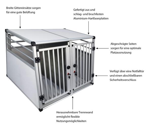 Nobby Aluminium-Autotransportbox Doppelt New