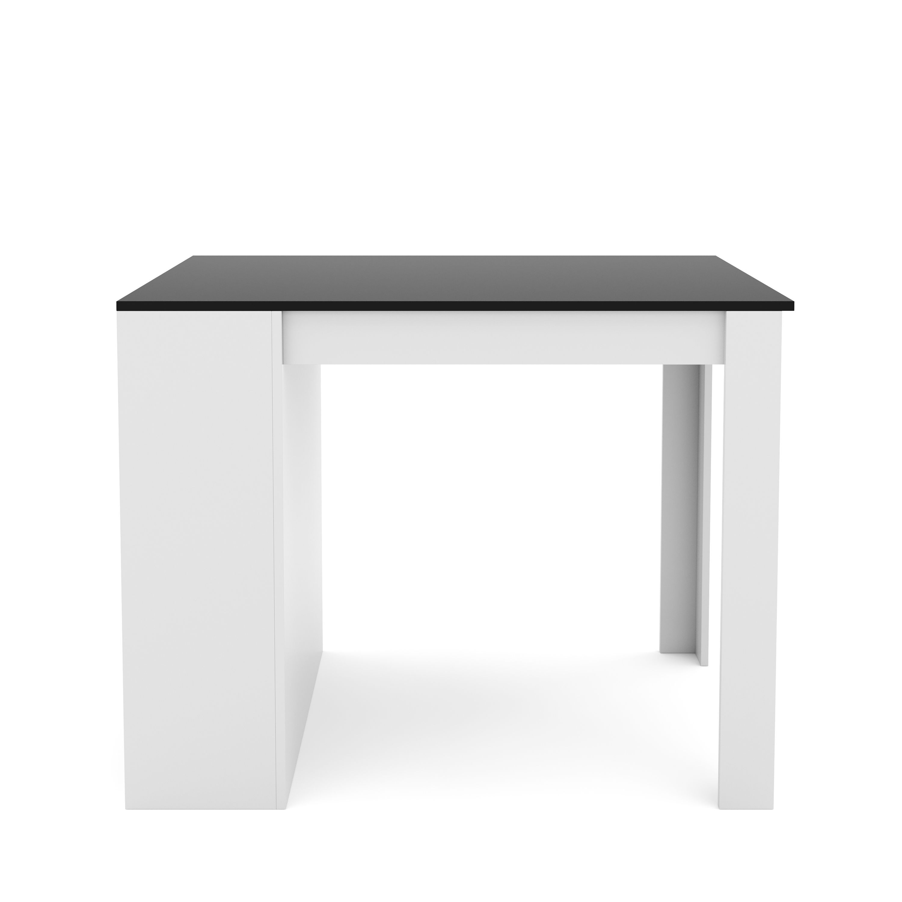 Bartisch MORRISON 100 x 67 x 77 cm weiss/anthrazit