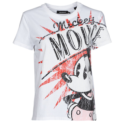 Desigual - TS_MICKEY BOOM - Blanc