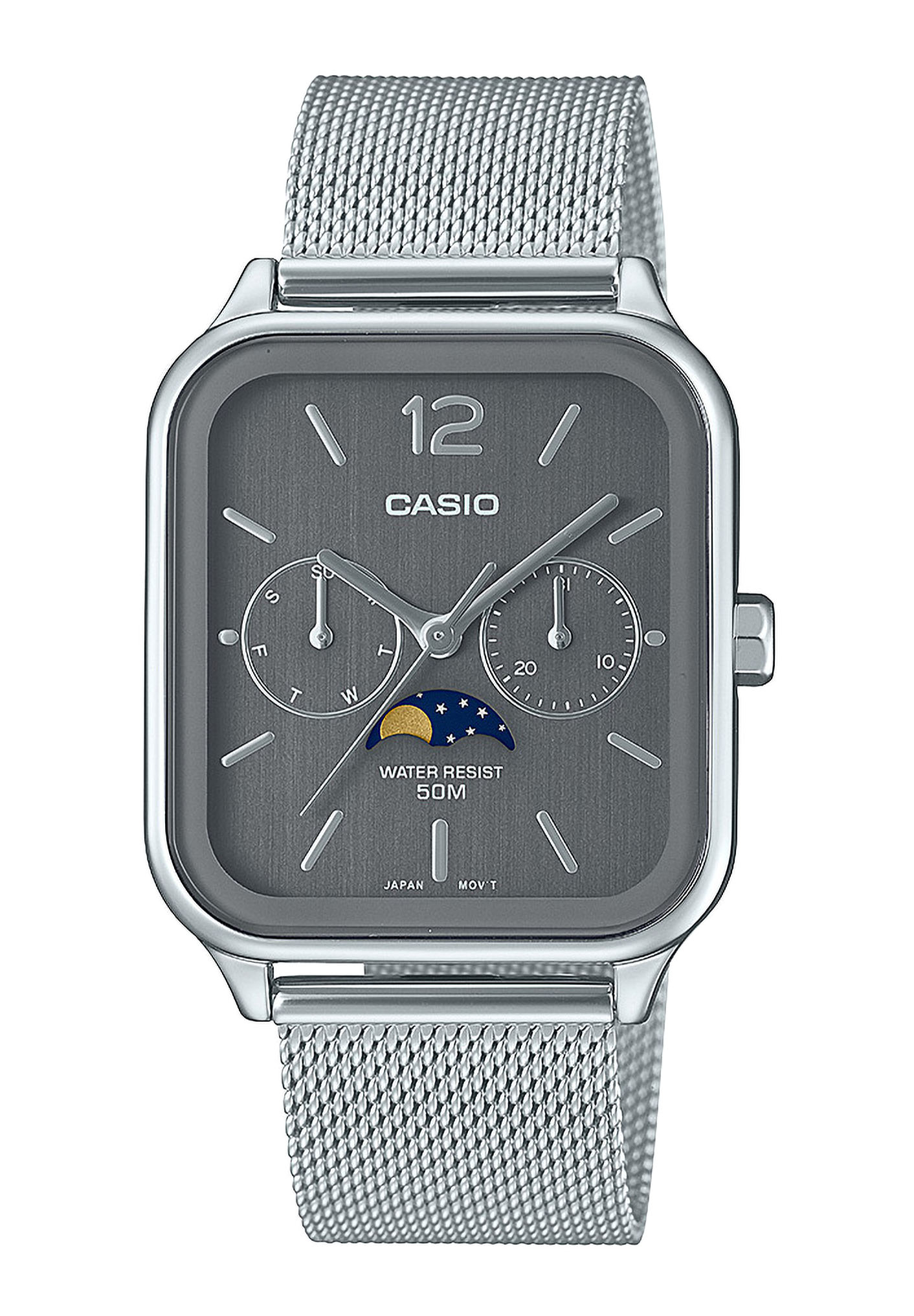 Casio Timeless Collection Mondphase Milanaise