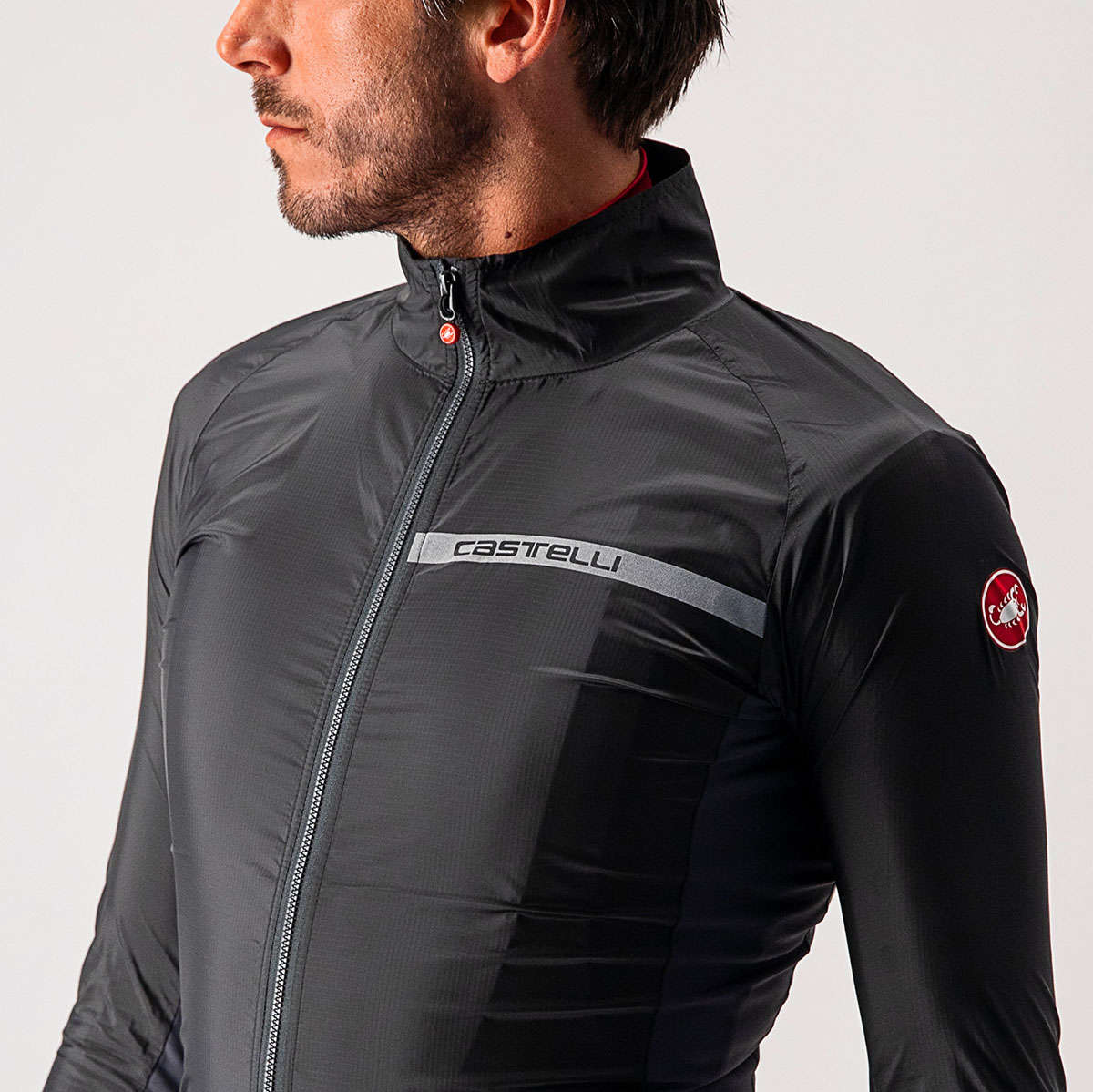 Castelli Squadra Stretch Windjack Zwart Heren