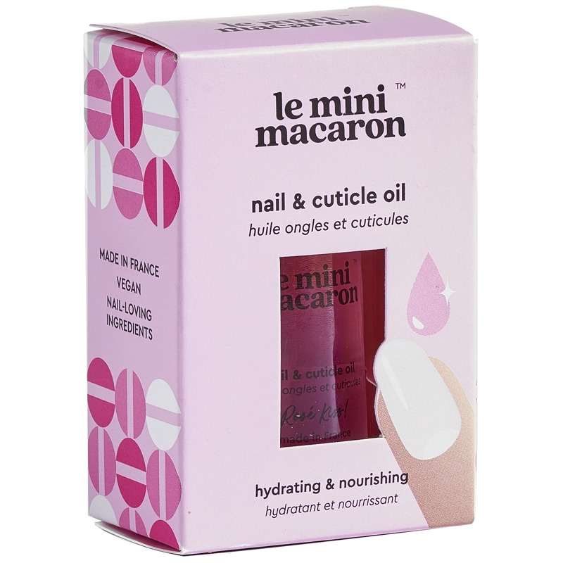 Le Mini Macaron Rosé Kiss Nail & Cuticle Oil 10 ml