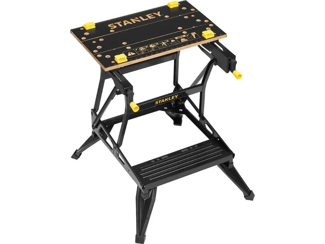 Stanley STST83400-1, Træarbejde arbejdsbord, Bamboo, Sort, Gul, 250 kg, 505 mm, 595 - 775 mm