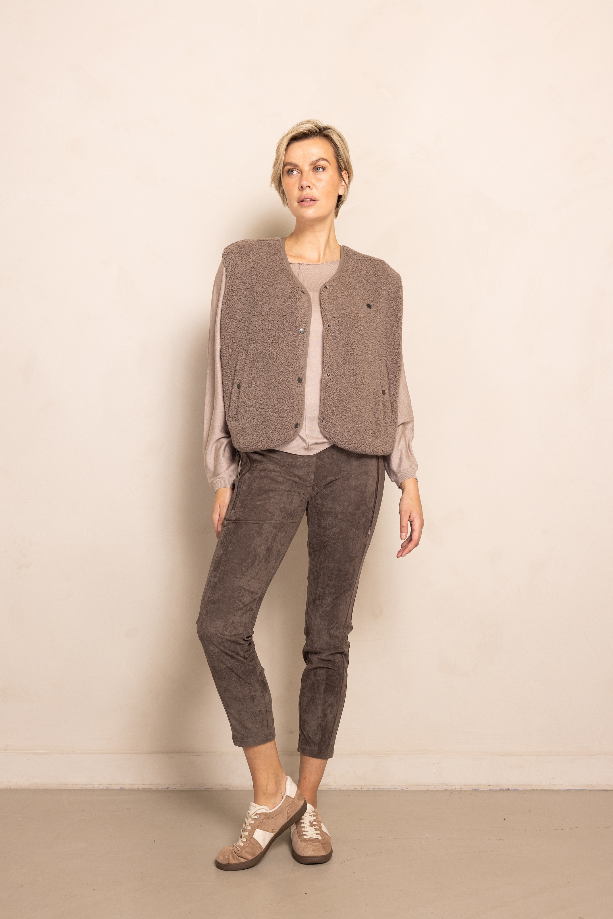 Zhrill Kurzweste »ZHEREN«, unifarben, casual, bequem
