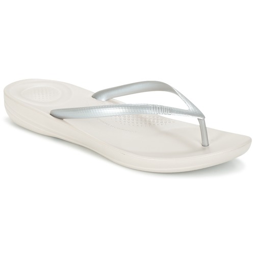 FitFlop - IQUSHION ERGONOMIC FLIP-FLOPS - Argenté