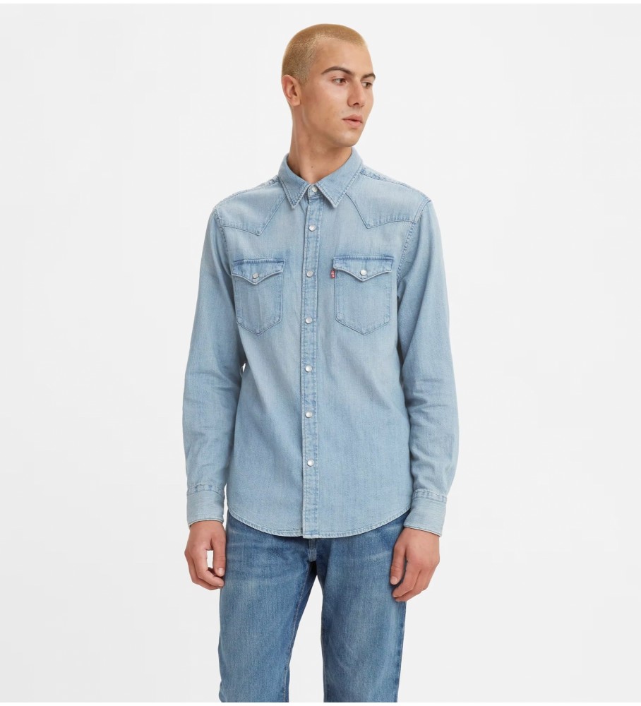 Camisa Levi's Western Barstow azul