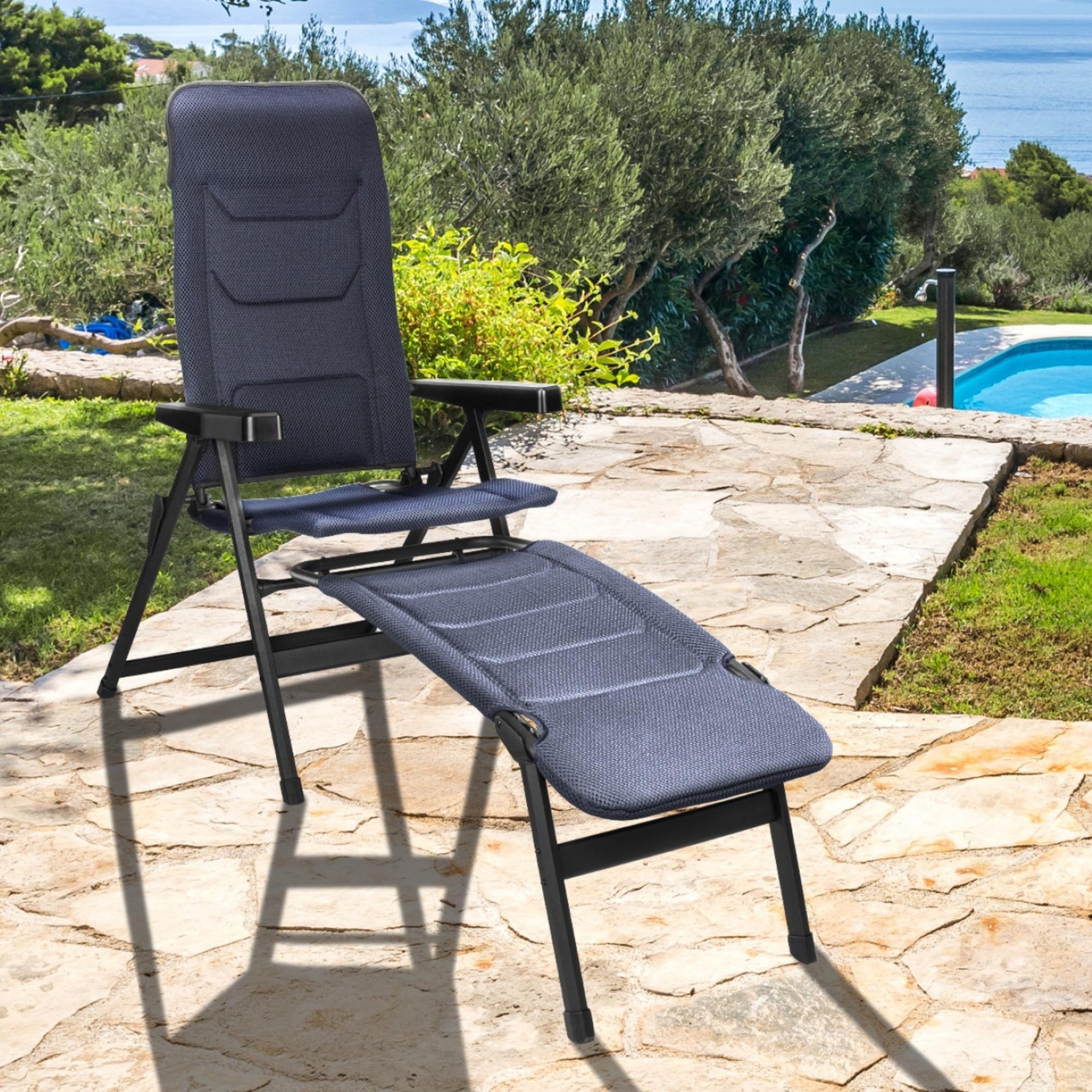 Brunner Rebel Universal Footrest Beinauflage dunkelblau