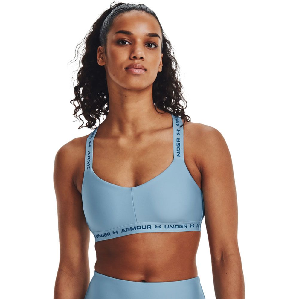 Under Armour CROSSBACK LOW - Brassière Femme bleu