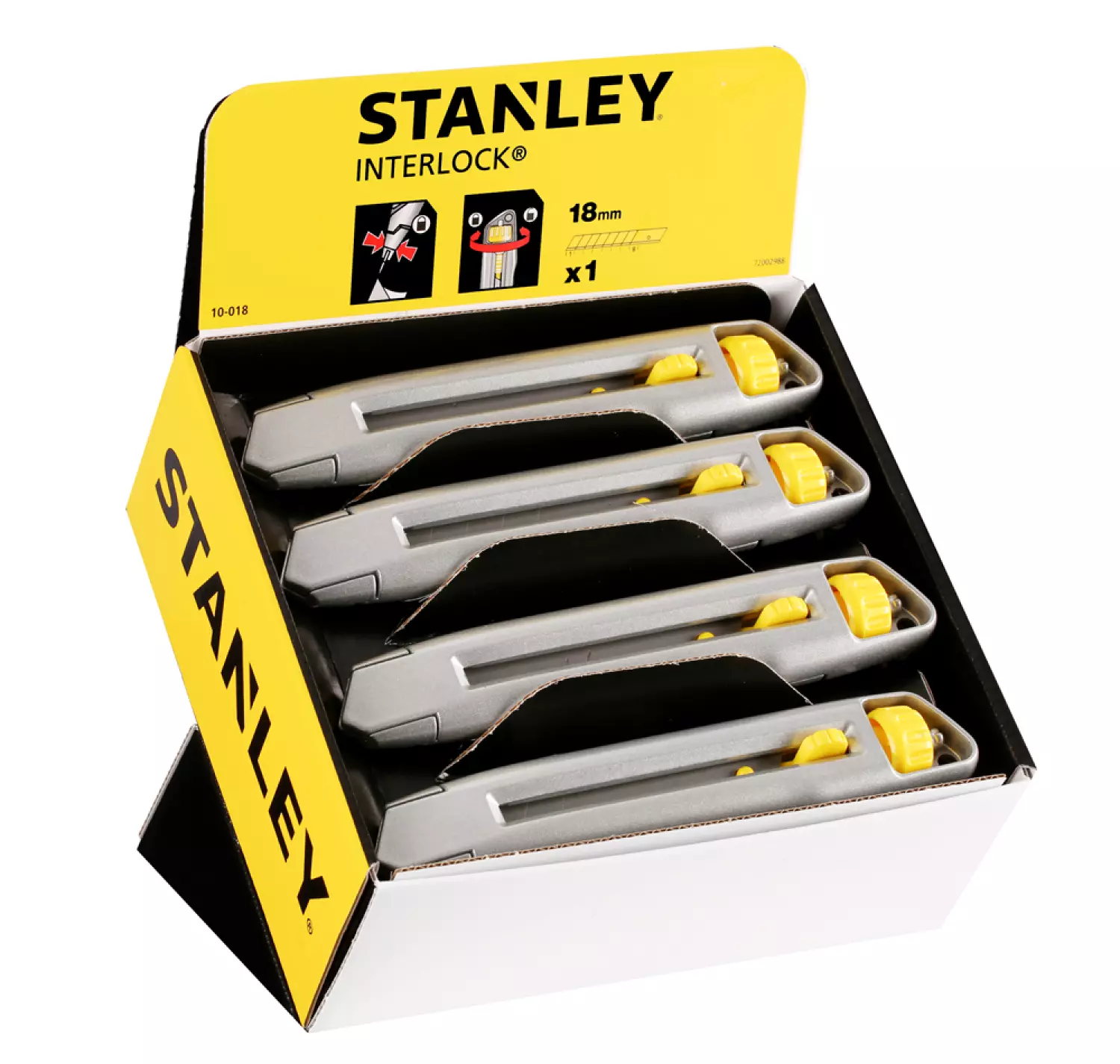 Stanley 1-10-018 Metalen afbreekmes met Interlock - 18mm