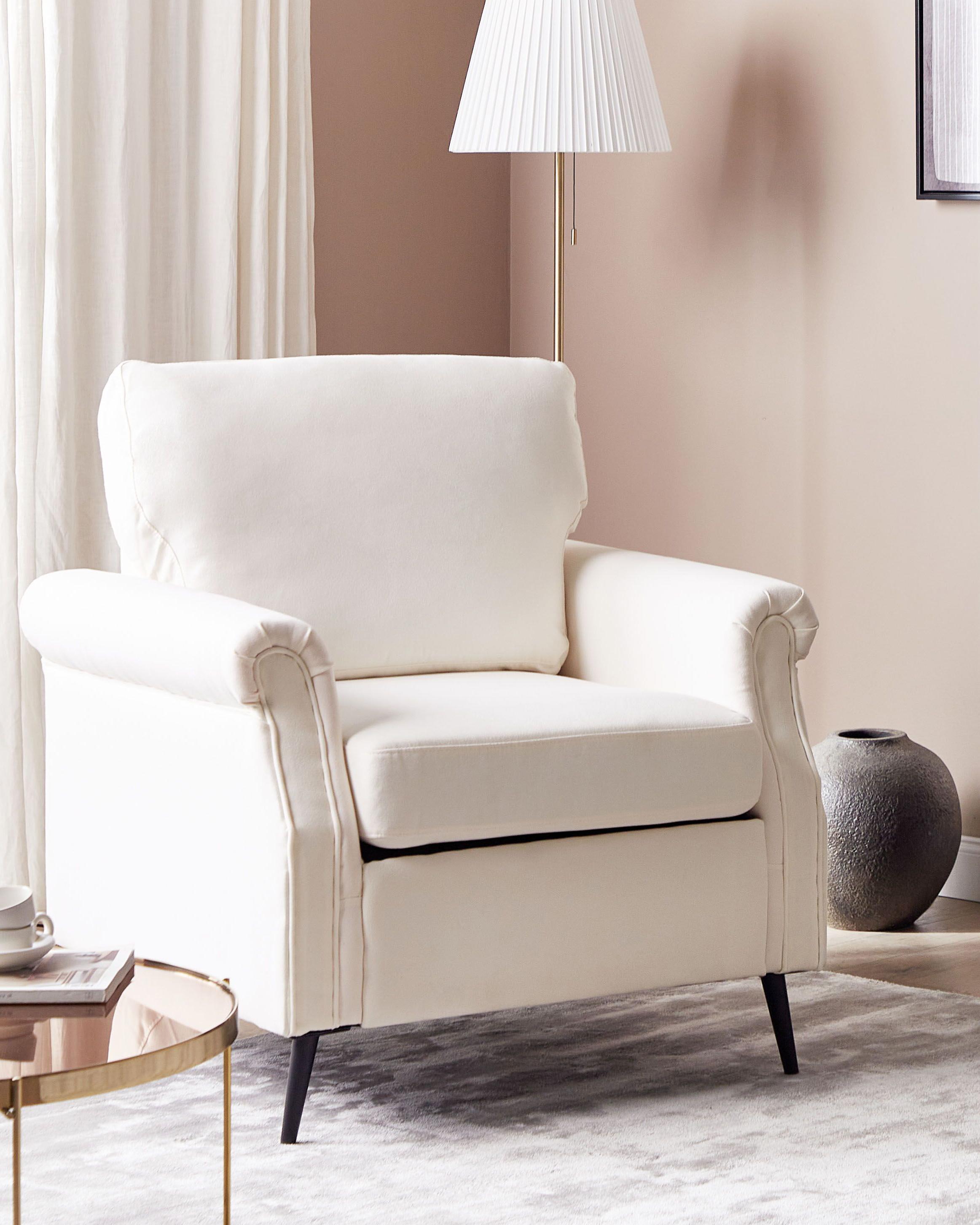 Fauteuil VIETAS Stof Wit