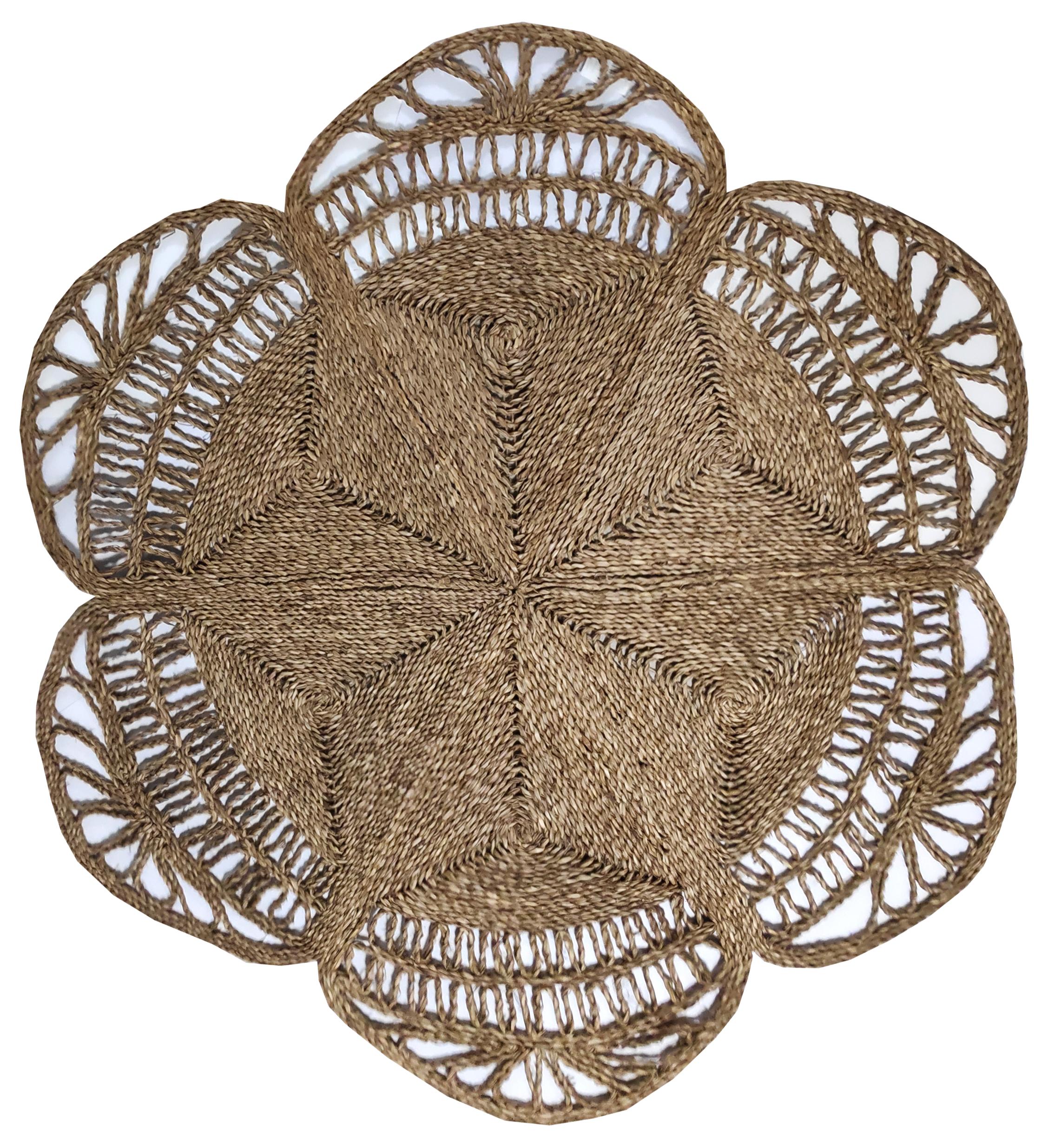 TAPIS FIBRE NATURELLE ROND D.120 A 150CM