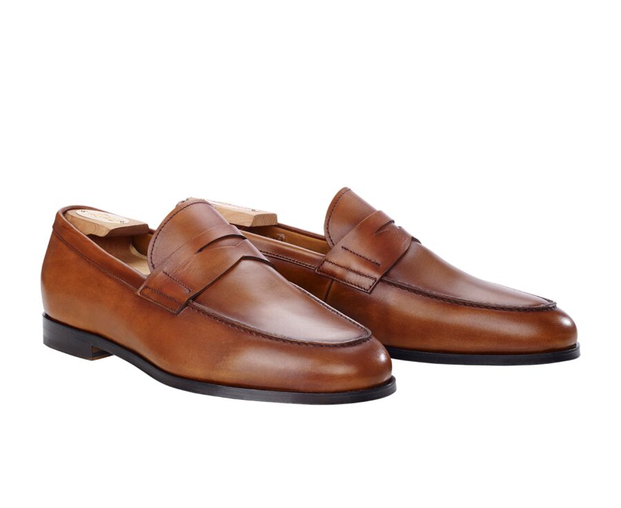 Mocassin homme Gold Patiné - DERYBROOK