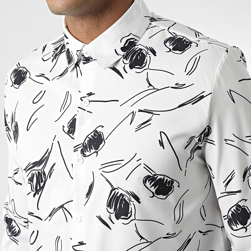 Chemise Manches Longues Adam Blanc