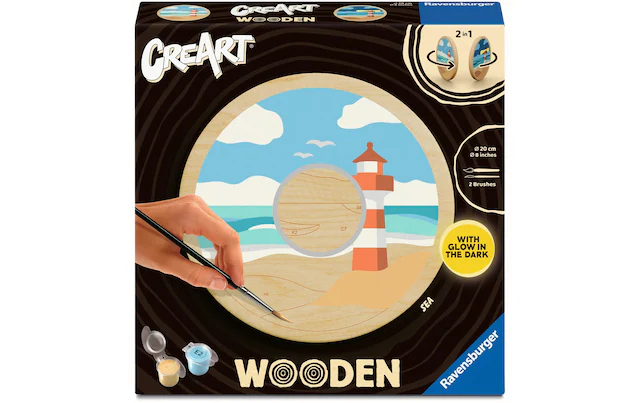 Ravensburger Malen nach Zahlen »CreArt Wooden – Meer«