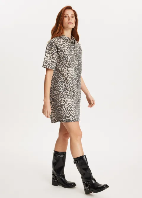 Jurk leopard assorti (ASSOR)