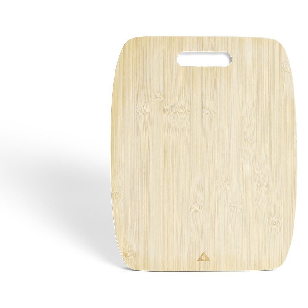 Set planche à découper x2 bambou et plastique