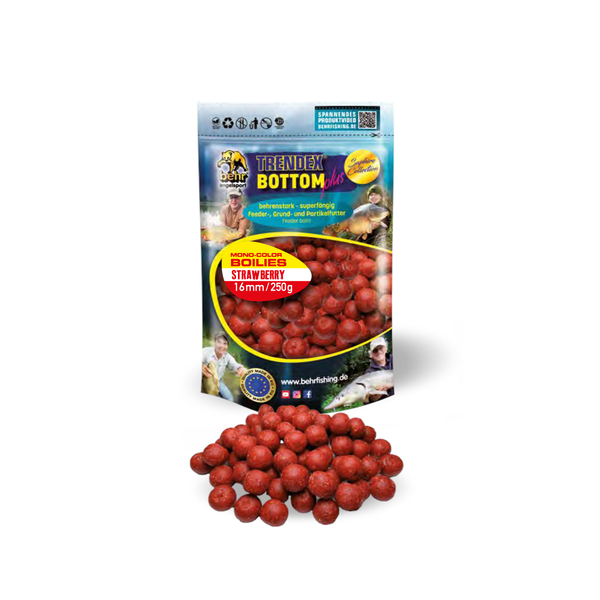 Bouillettes Unicolores Behr Trendex Strawberry (250g)