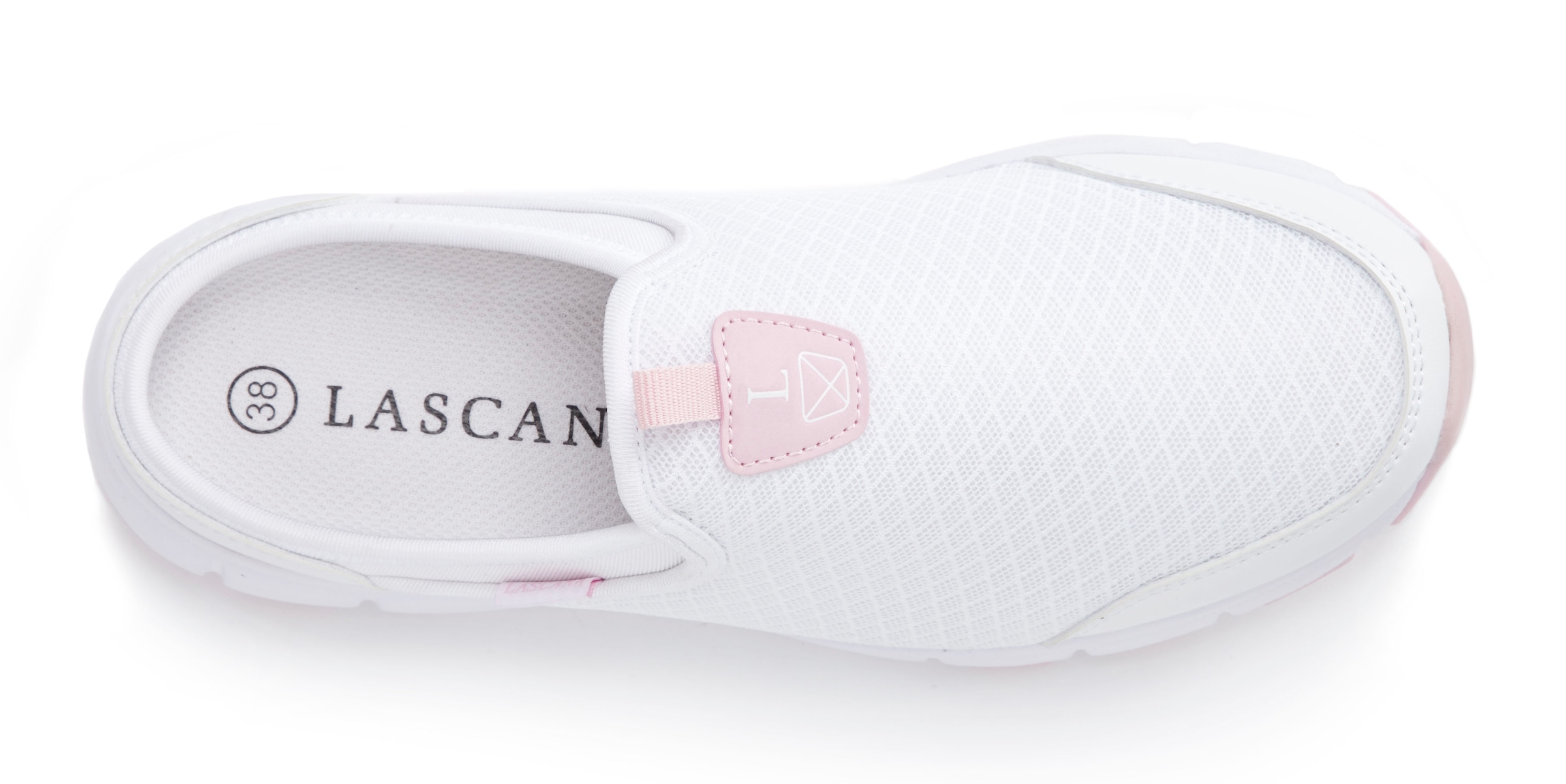 LASCANA Sneaker  Halbschuh, Freizeitschuh, Sabot, Clogs aus leichtem Mesh-Material