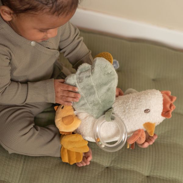 Little Dutch Activiteitenknuffel Kip Little Farm 25 cm