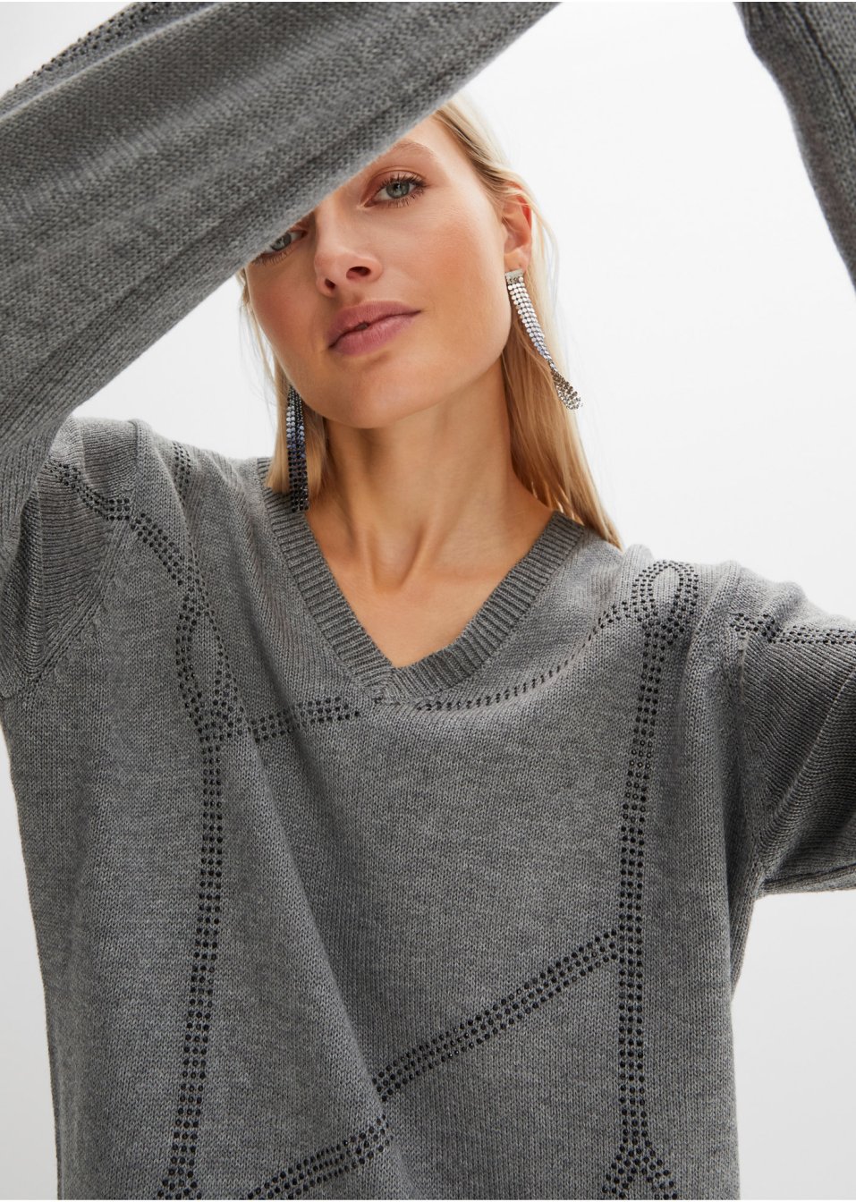 Pull avec application de strass